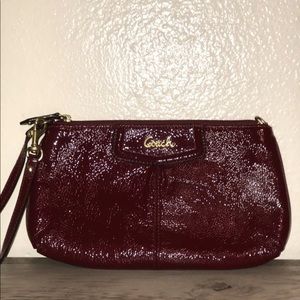 Coach berry patent wristlet